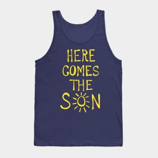 Here comes the son (yellow) Tank Top